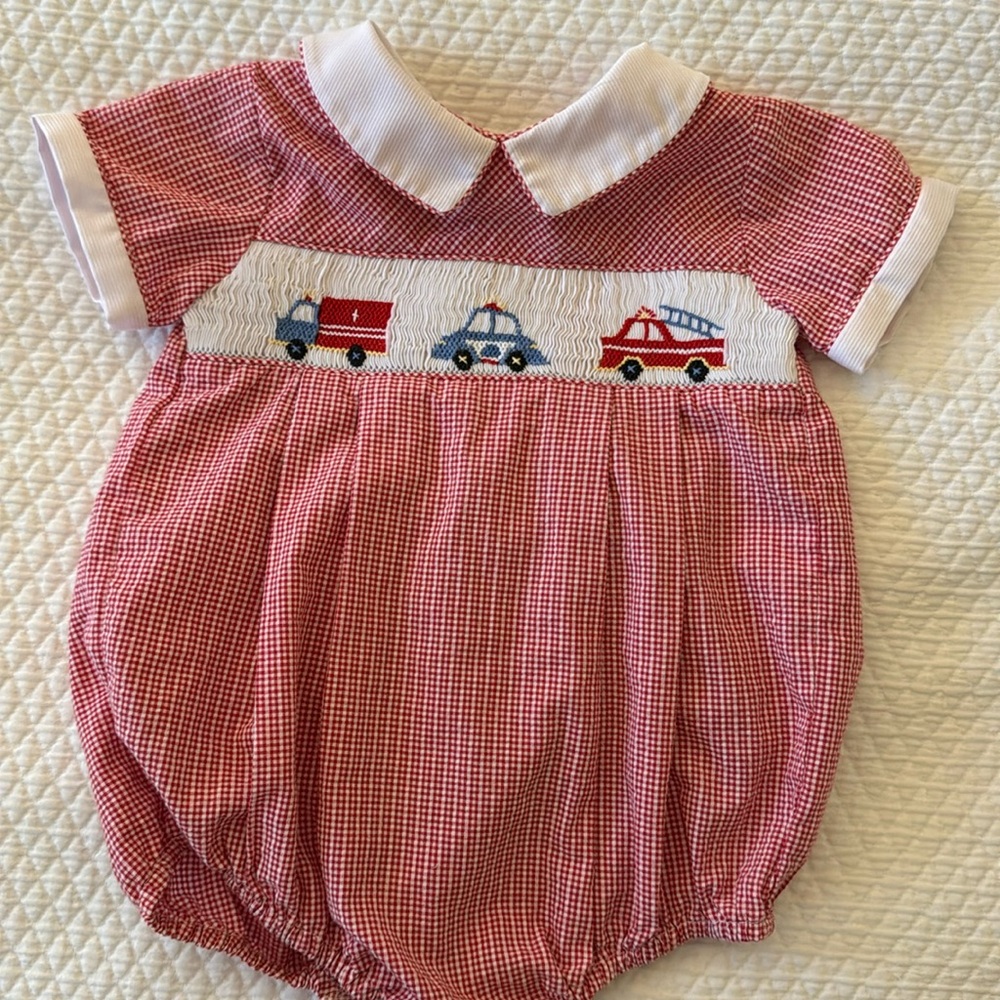 Little Diamonds Smocked Bubble